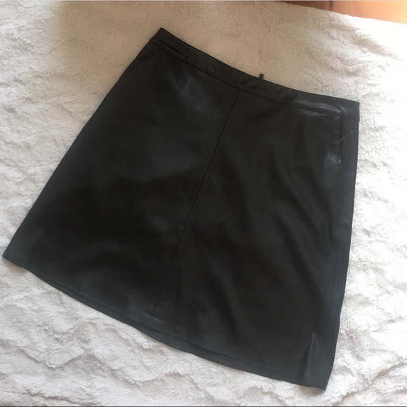 Vince camuto Black Faux-leather skirt - Picture 2 of 6
